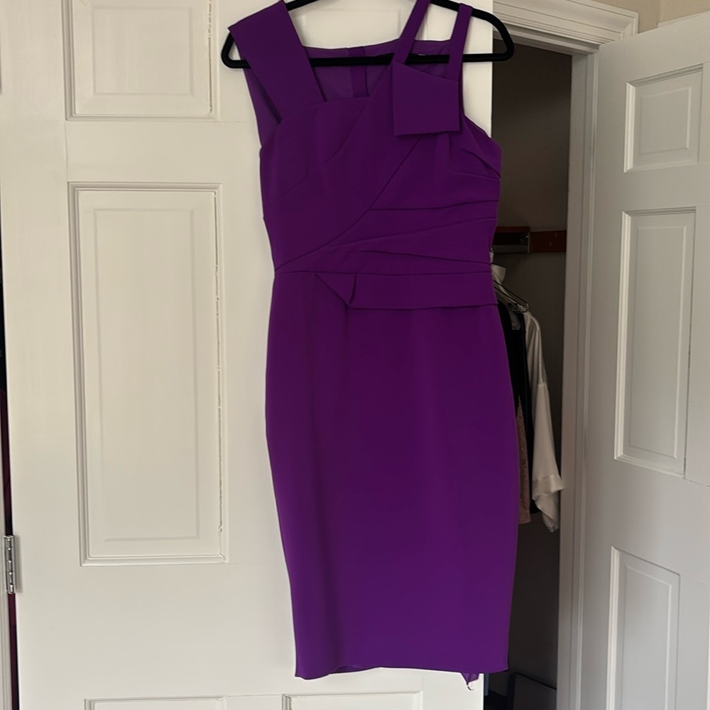 Karen Millen Purple Sleeveless Dress